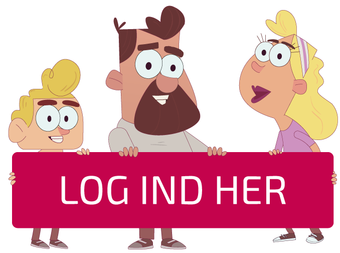 Log ind her